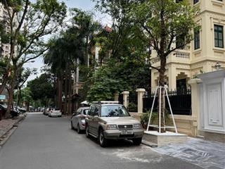 Bt kđt nam trung yên, 190m2 5t mt 10,5m giá 75 tỷ, ô tô tránh vỉa hè rộng, dt 140tr/tháng. hiếm