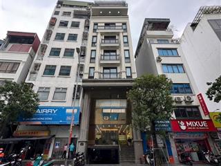 Toà building mp lê đức thọ  mỹ đình, 128m2 10t mt 7.8m giá 82.5 tỷ  lô góc  thông sàn  vỉa hè
