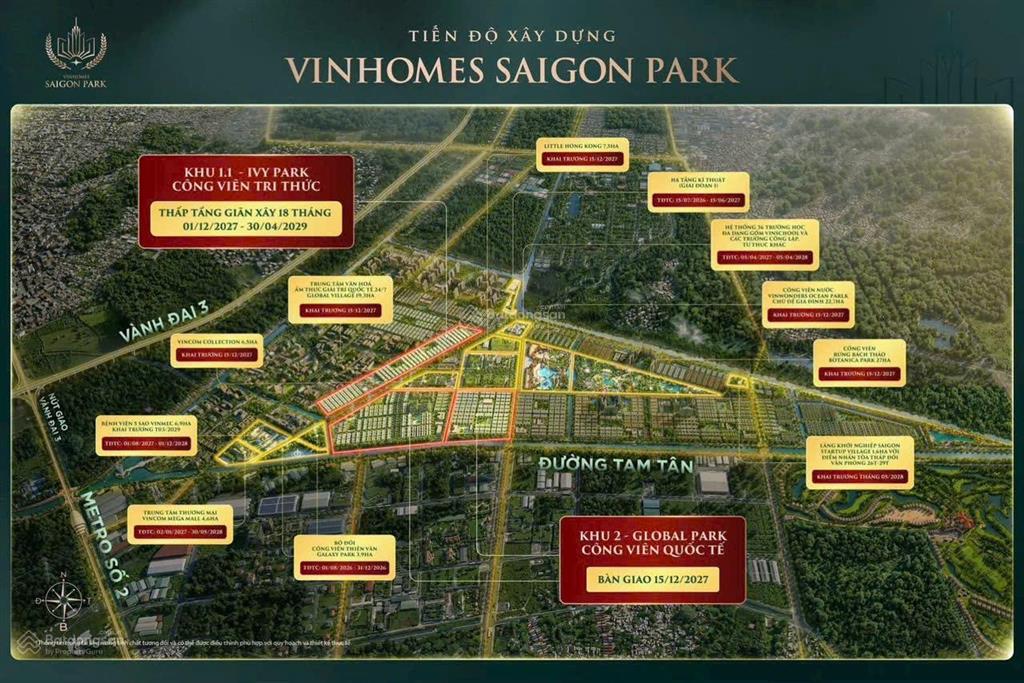 Vinhomes saigon park căn liên kế