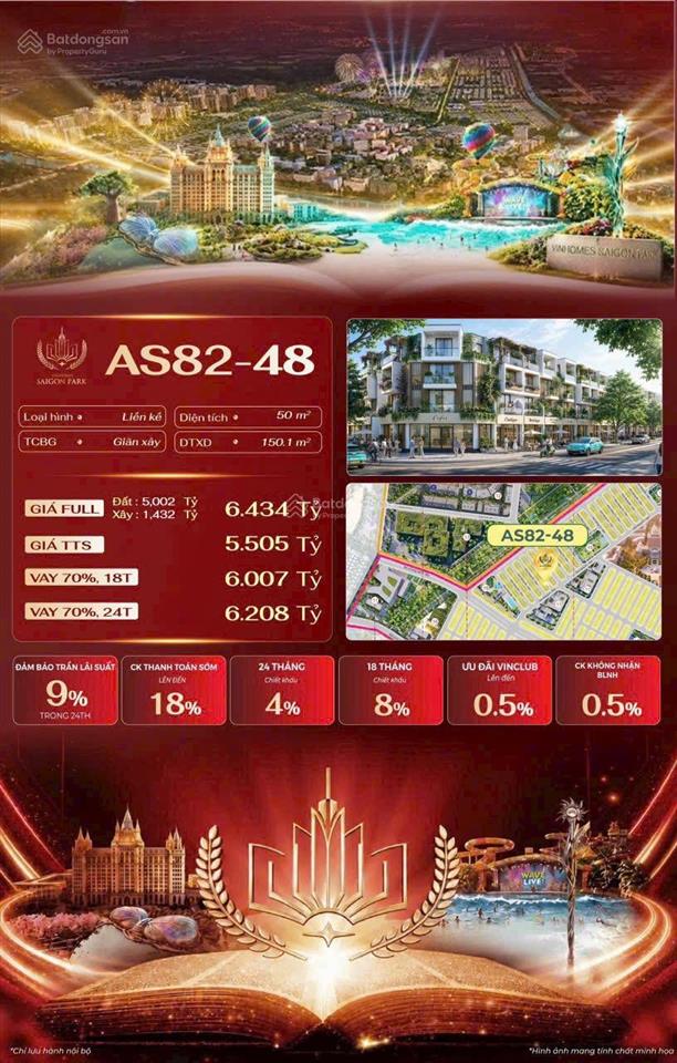 Vinhomes saigon park căn liên kế