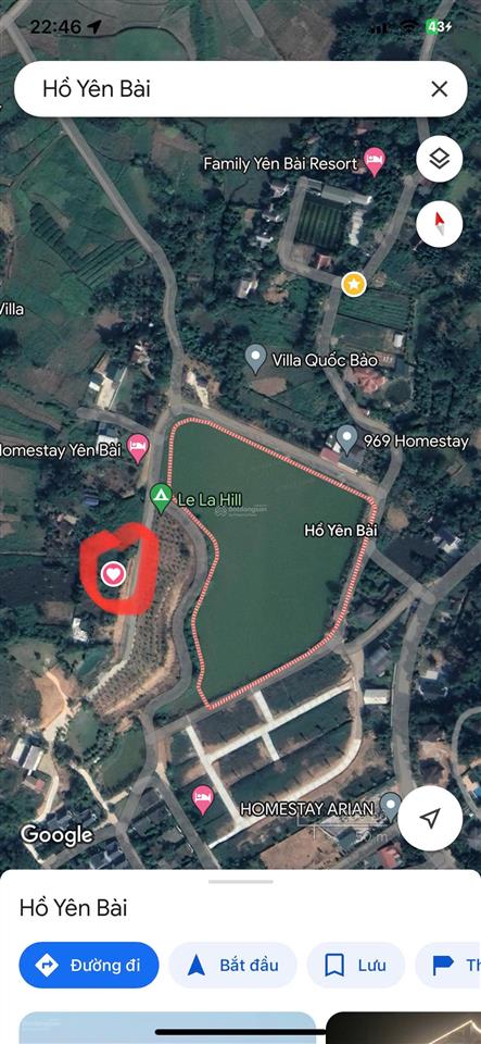 Bán trang trại, khu nghỉ dưỡng ở yên bài, 15 triệu vnd/m2, 317m2, tựa sơn hướng hồ yên bài sát rose