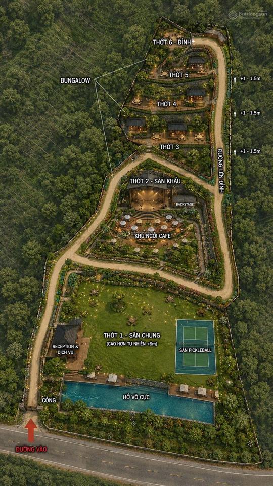 Bán đất tại tùng thiện, 39 tỷ, 6000m2, pháp lý đầy đủ, mặt tiền 60m