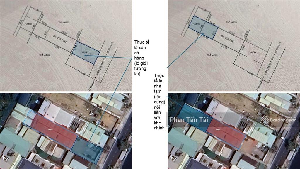 Gần kcn lê minh xuân  đường phóng 30m lê đình chi  kho 312m2 full thổ  thực tế sử dụng đến 532m2