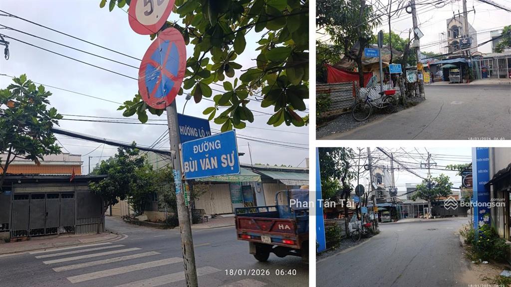 Hưng long mới  đất ở mặt tiền bùi văn sự 95m2 ngang 5m ra hl11  đoàn nguyễn tuấn 100m  hướng đb