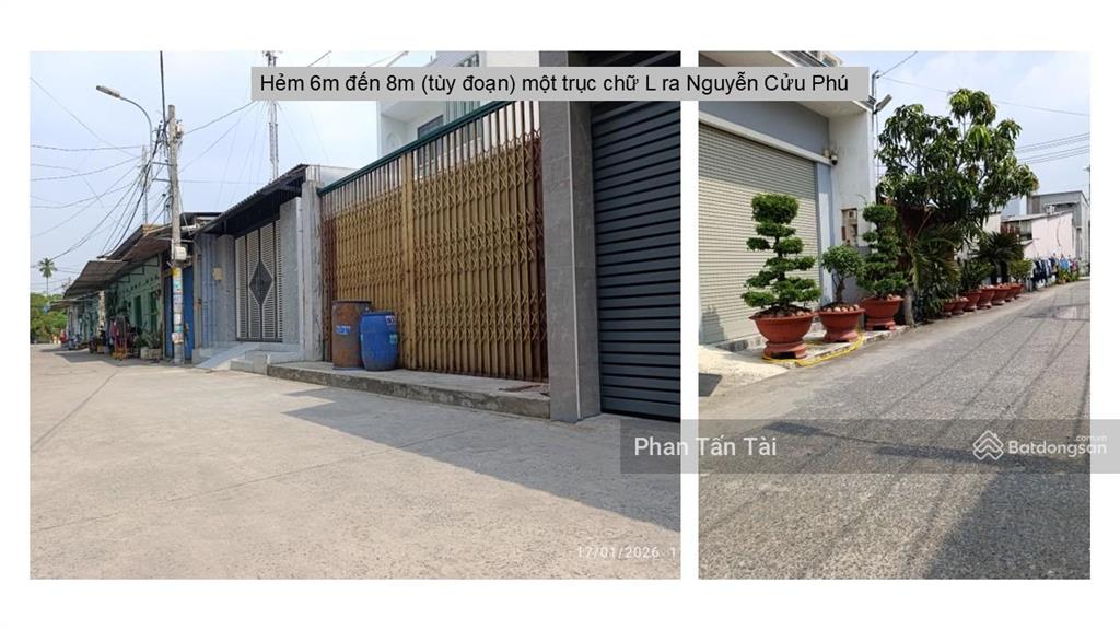 Bán nhà dãy trọ 6p ở nguyễn cửu phú gần metro tân kiên 124,8m2 ngang 7m đường 6m  giá 5,6tỷ còn tl