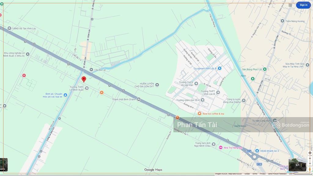 Bán nhà mặt tiền lô 2  trần văn giàu kề kcn lê minh xuân 289m2 ngang 6,5m kd đa ngành tl từ 9,7 tỷ