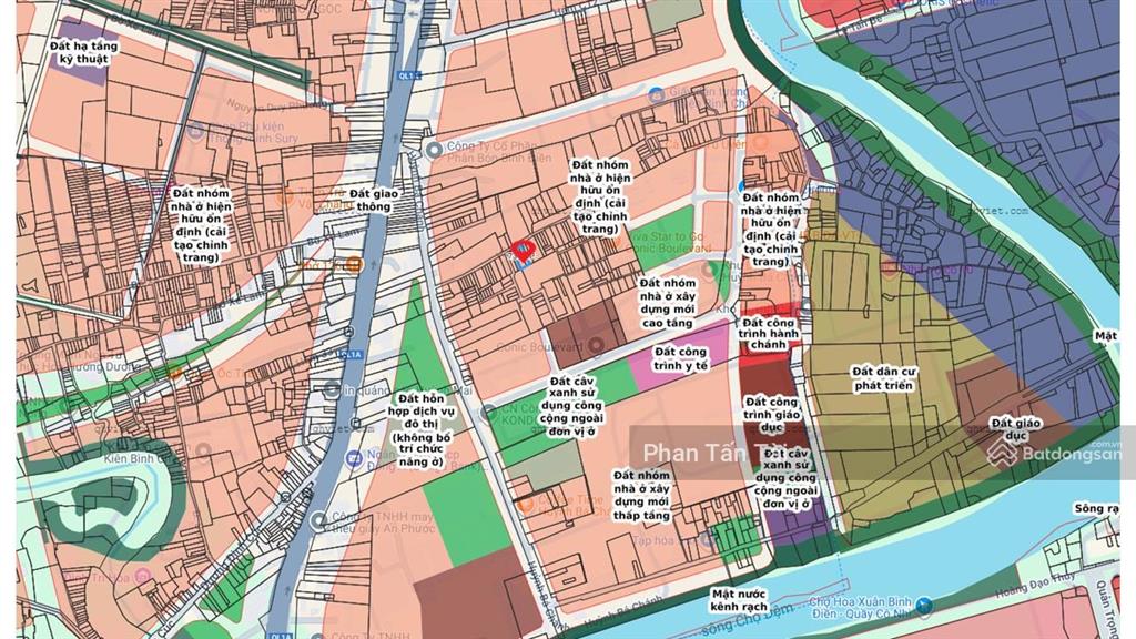 Bán đất thổ cư huỳnh bá chánh 190m2 ngang 6m hẻm xe tải thông ra ql1a cạnh võ văn kiệt giáp an lạc