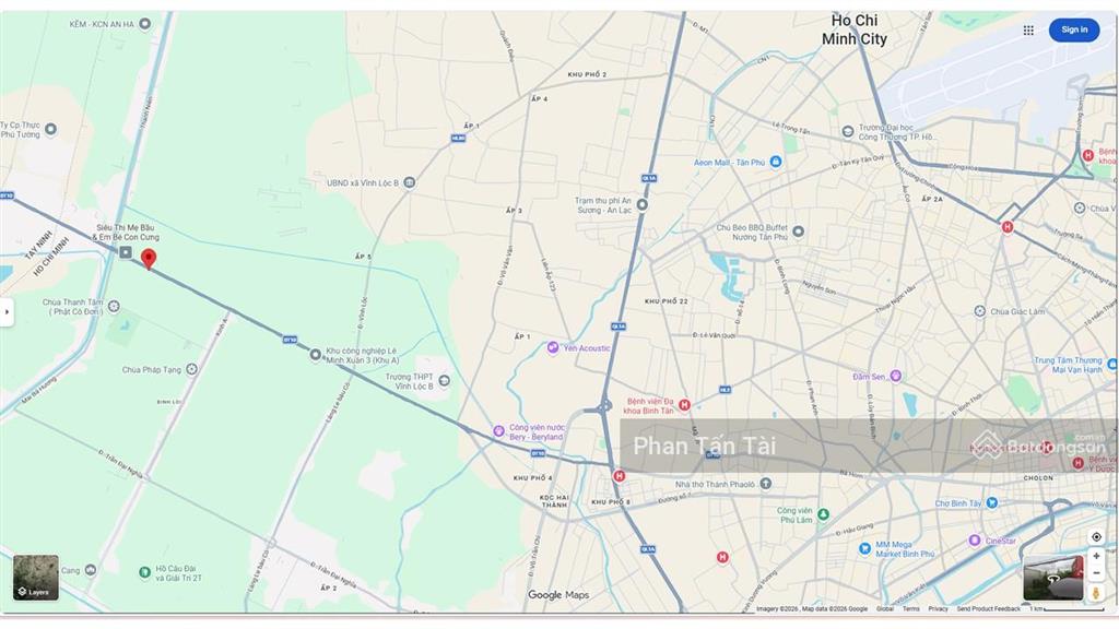 Đất mặt tiền trần văn giàu  lê minh xuân 317m2 ngang 8m nở hậu  container vào đất 24h bán 14,2 tỷ