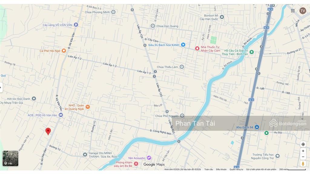 Bán đất ngang 23m 885m2  ô tô 2 chiều ra võ văn vân cách chỉ 30m  tương lai là mặt tiền đường 30m