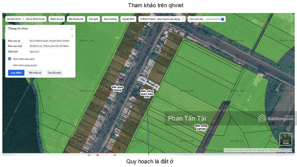 Bán đất mặt tiền 563m2  kênh a lê minh xuân  container 24h  nền bê tông  điện 3 pha  giá 15 tỷ