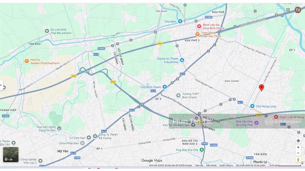 Bờ đất mới  nhà vườn an phú tây  hưng long khuôn viên 459.9m2 ngang 9,5m ô tô đậu sân bán 8,5 tỷ