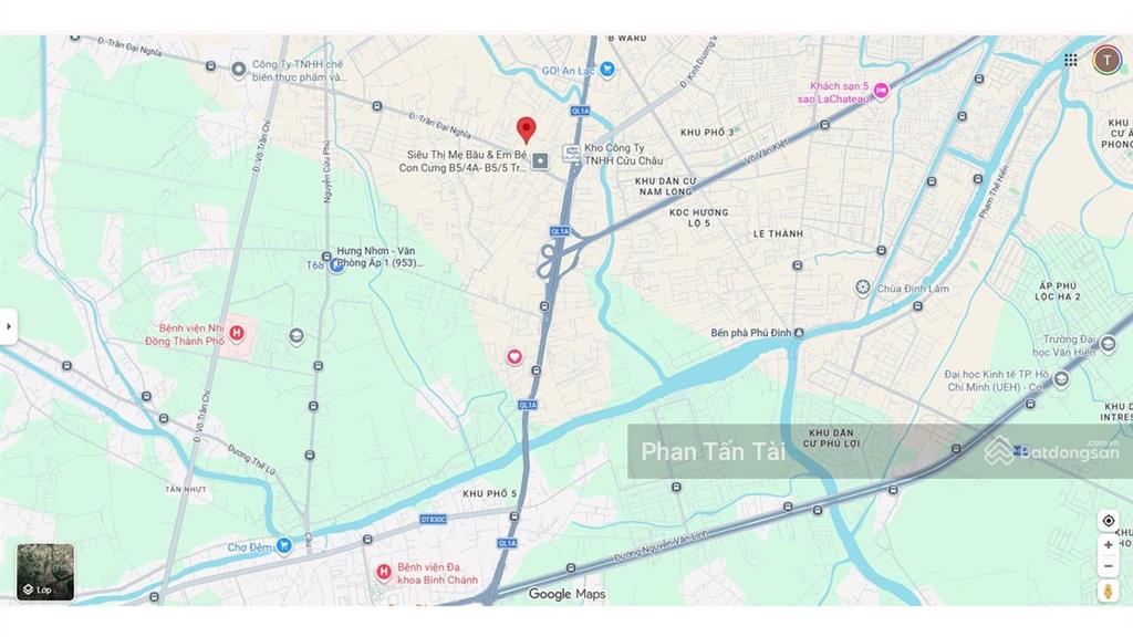 Bán đất 75m2 hẻm 6m trần đại nghĩa tân tạo a bình tân, 5x15m sổ riêng, xây 26 tầng, giá chỉ 3,4 tỷ