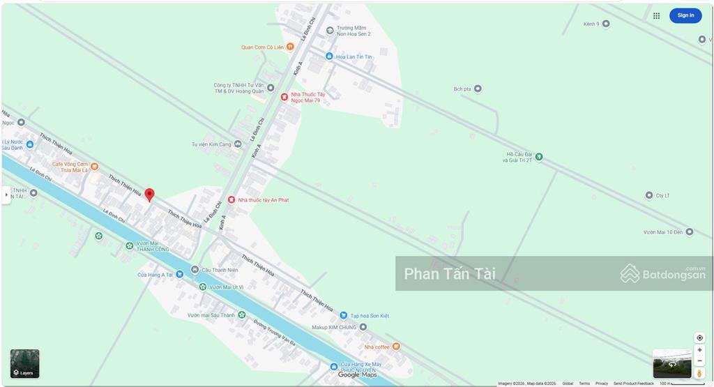 Bán 4,1 tỷ đất mặt tiền thích thiện hòa  thế lữ nd 199m² (5x40) 143m2 thổ cư ở lê minh xuân kê vđ3