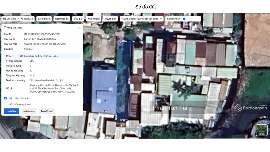 Bán 4,8 tỷ  đất đường ô tô 2 chiều thông ra trần đại nghĩa ở gần vòng xoay an lạc ngang 5m 156,8m2