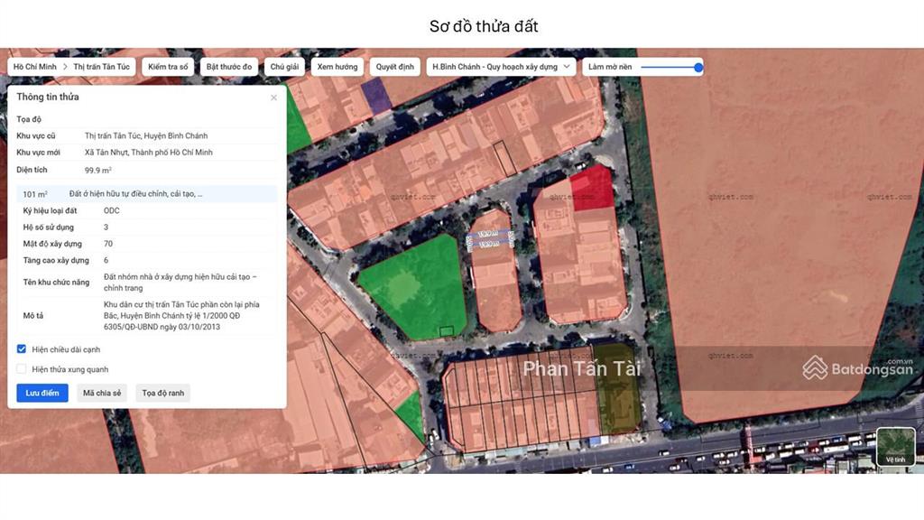 Bán đất 2 mặt tiền kdc nguyễn hữu trí tân túc cận ngã 4 bình điền bình chánh  100m2 (5x20) 60tr/m2