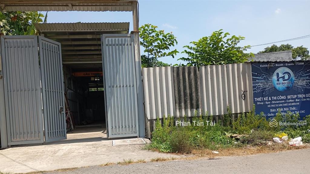 Bán chỉ ba tỷ  nhà kho tiền chế 100m2 mặt tiền lê ngung thông võ trần chí, trần văn giàu  tân tạo