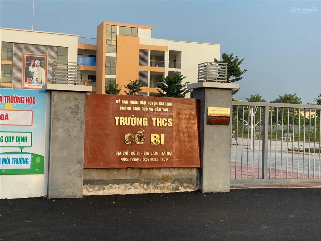 Lô góc 61m2 cổ bi giá chỉ 6 tỷ 3 đường ô tô, gần chợ, trường học các cấp