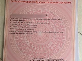 Chỉ 660 triệu có ngay 3,9 sào mặt tiền dài 80m sát ql 1a