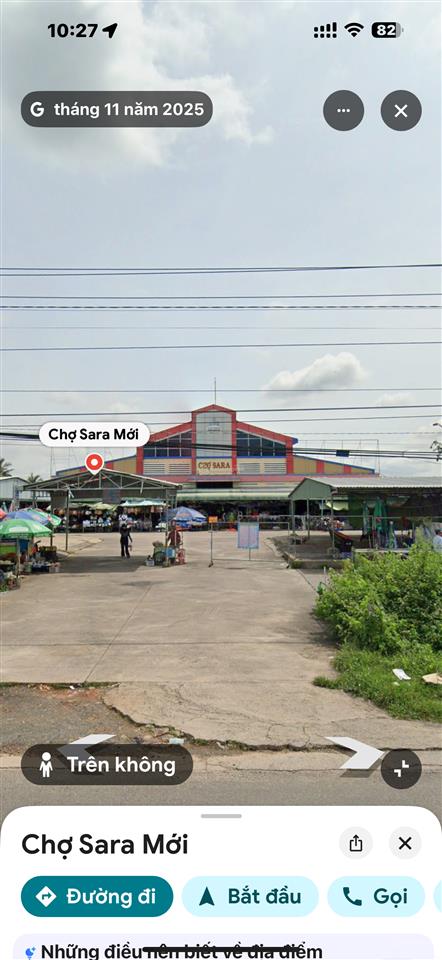 Mặt tiền buôn bán kinh doanh ql1a ngay ngã 3 chợ sara và đường 715
