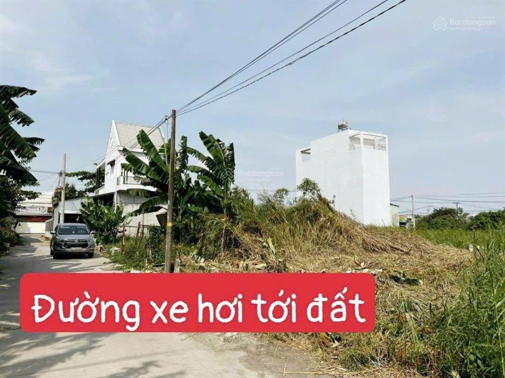 Đất thổ cư xã hưng long đường xe tải