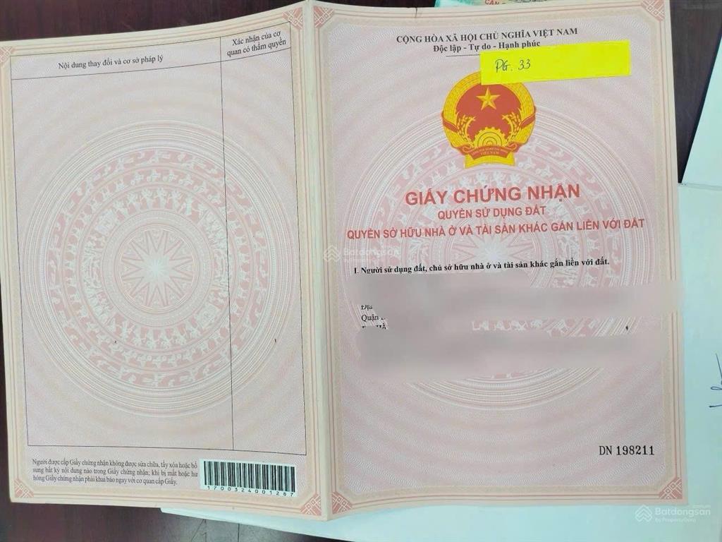Cần bán liền kề góc vuông vắn 105m2  giá 8,5 tỷ. sổ đỏ sang tên trong ngày