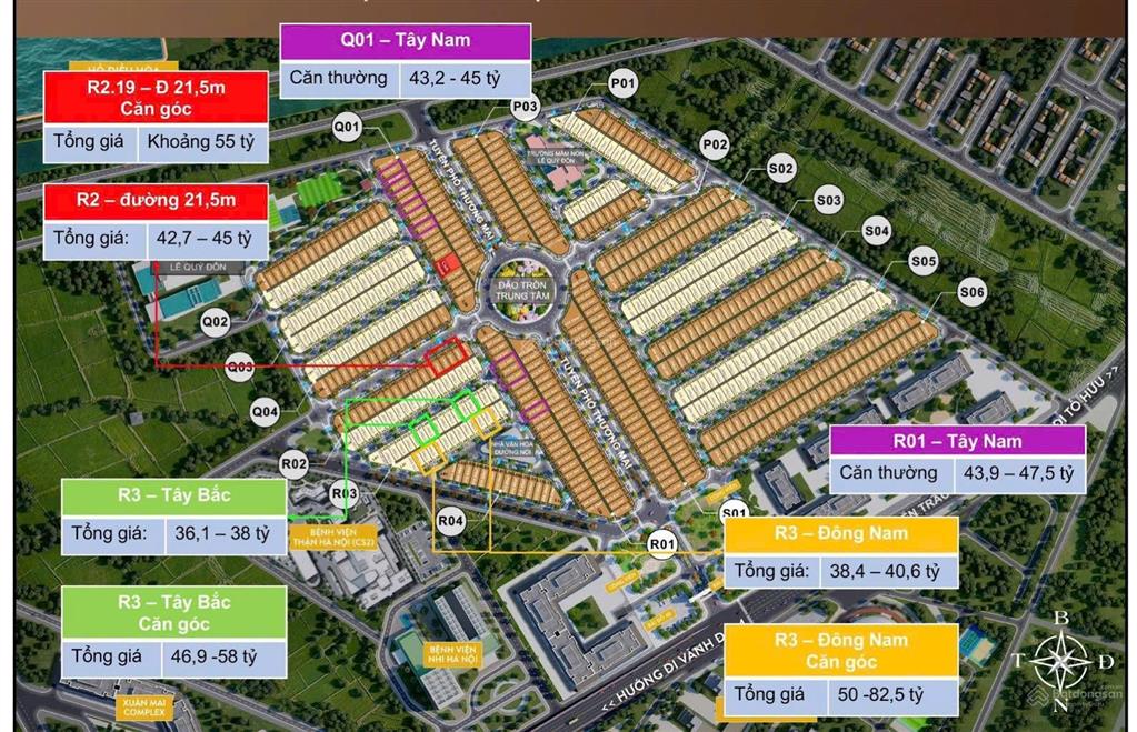 Giảm 10 tỷ  biệt thự dương nội solasta mansion. sổ đỏ vào tên trực tiếp cđt nam cường.