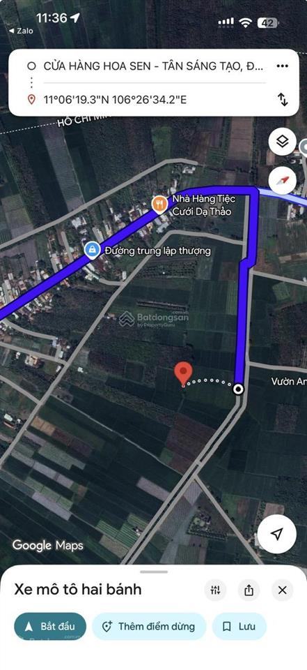 Đất nông nghiệp mặt tiền bờ kênh lớn