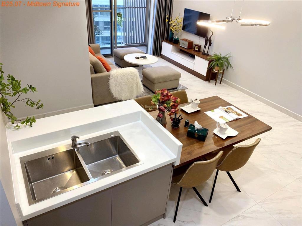 Cho thuê căn hộ midtown 2pn, full nội thất, nhà mới 100%, giá 25tr/tháng  0777 928 *** mr. đức huy
