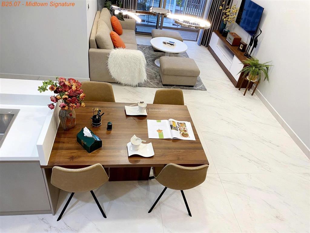 Cho thuê căn hộ midtown 2pn, full nội thất, nhà mới 100%, giá 25tr/tháng  0777 928 *** mr. đức huy