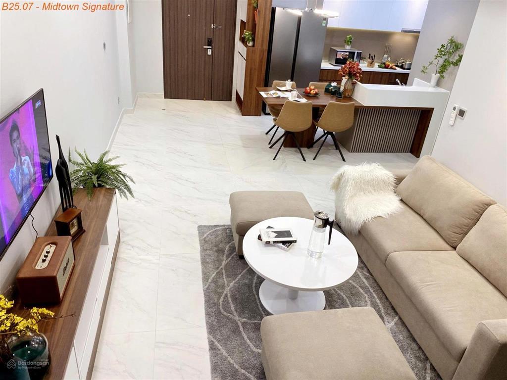 Cho thuê căn hộ midtown 2pn, full nội thất, nhà mới 100%, giá 25tr/tháng  0777 928 *** mr. đức huy
