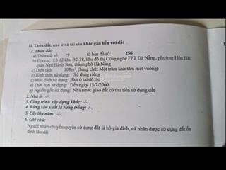 Bán đất khu đô thị công nghệ fpt đà nẵng