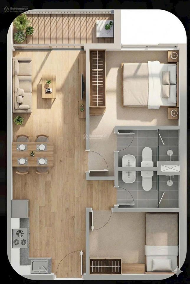 Cần ra gấp bcons newsky 2pn2wc view nội khu, hướng đông bắc, tầng thấp tặng 30tr kèm 2,5 chỉ vàng