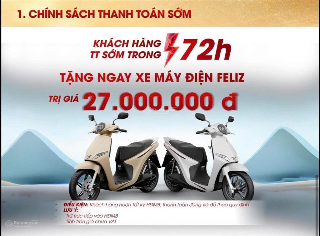 Căn hộ cao cấp 3pn góc, view sông, chỉ 1 tỷ 339 là ở ngay, nh cho vay 70%, 0% lãi 12 tháng