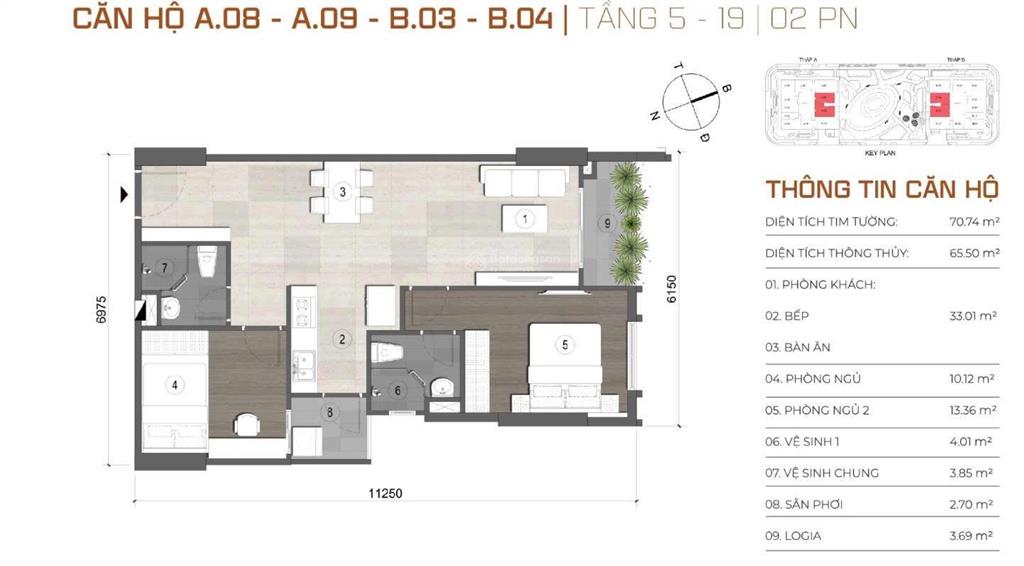 Căn hộ cao cấp 2pn view trung tâm cần thơ, trả chậm 2 năm chỉ 39tr/ tháng