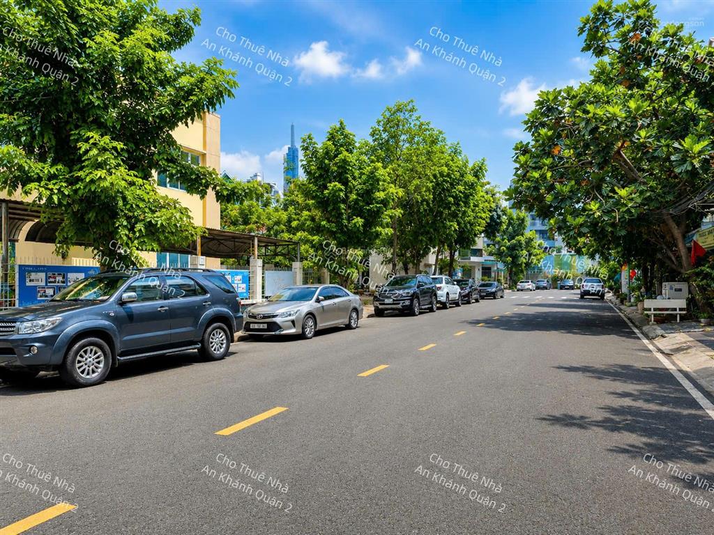 Chính chủ cho thuê nhà trung tâm q2 p. an khánh  đường rộng 16m liền kề trung tâm thủ thiêm
