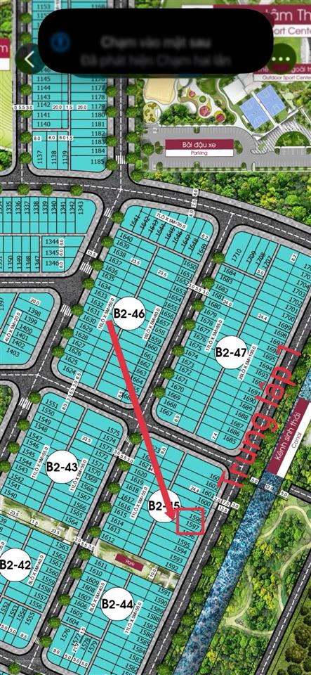 Bán đất trung lập 1122m2trục thông chung cư  đường 7,5m giá 4,85 tỷ tl