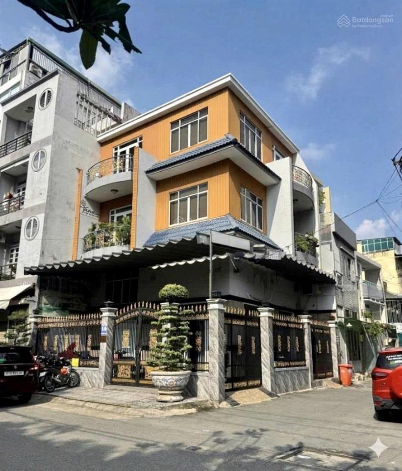 Góc 2 mặt tiền ngang 10m  nguyên căn 4 tầng điện biên phủ  tân cảng bình thạnh