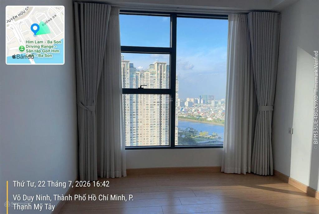 Cho thuê nội thất cơ bản 2pn 2wc view sông 32tr/tháng sunwah pearl