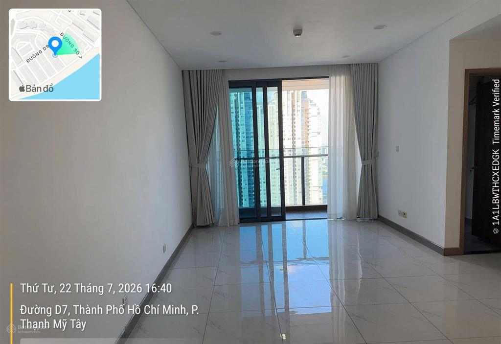 Cho thuê nội thất cơ bản 2pn 2wc view sông 32tr/tháng sunwah pearl