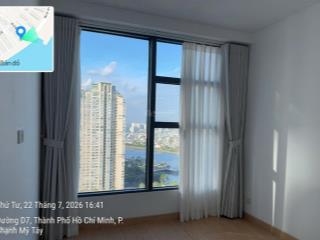 Cho thuê nội thất cơ bản 2pn 2wc view sông 32tr/tháng sunwah pearl