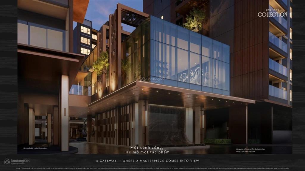 Orchard collection  trực tiếp cđt capitaland  tặng ngay 200tr  sở hữu căn hộ view hồ công viên