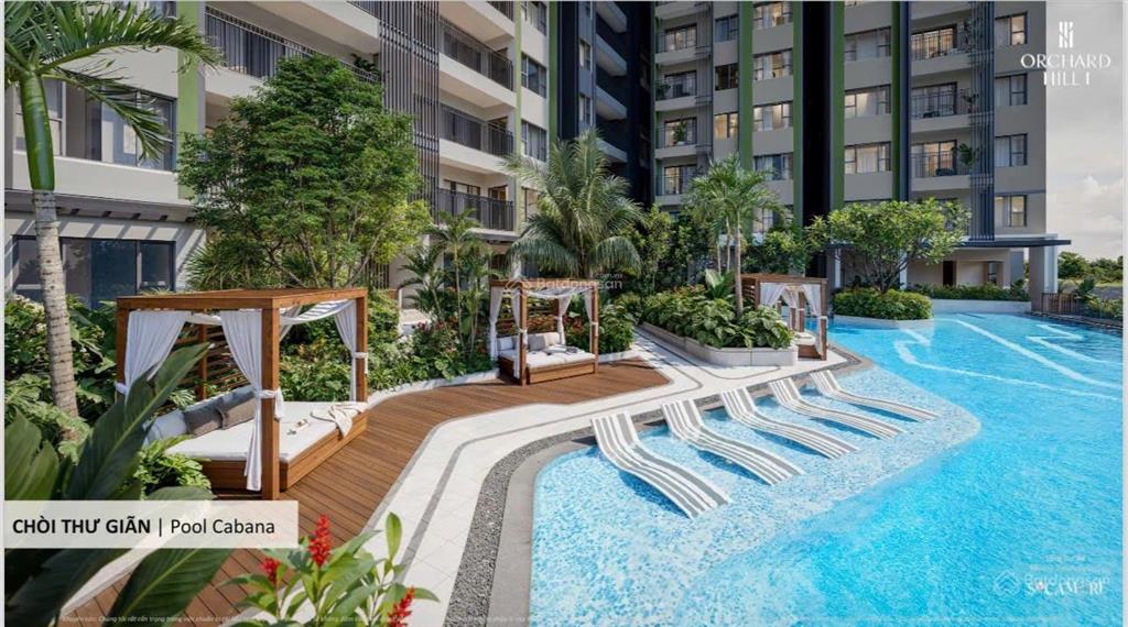Orchard hill 3pn góc 125m2  view trực diện hồ bơi hướng đông nam giá 5.45 tỷ