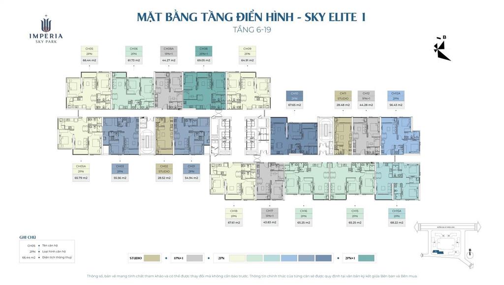 Cắt lỗ 2n sky park 55,56m2 cạnh ga metro5, ký hdmb trực tiếp với cdt full nội thất,được chọn p/a tt