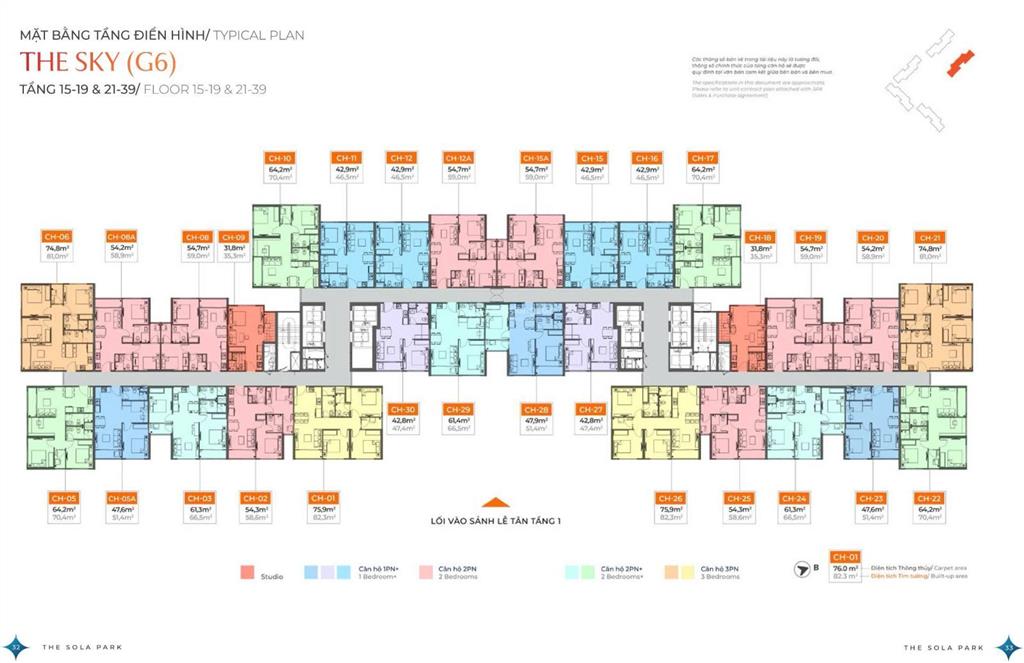 Căn 2pn+ m2 tòa g6 sola smart city, 2 hầm để xe full nội thất, mp 2 năm dịch vụ, giá 4ty050 bao phí