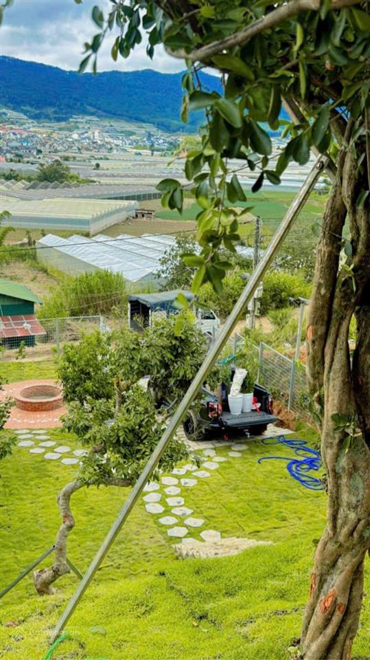 Chỉ 4,6 tỷ sở hữu nhà sân vườn 500m², view trọn núi langbiang, chill chuẩn đà lạt