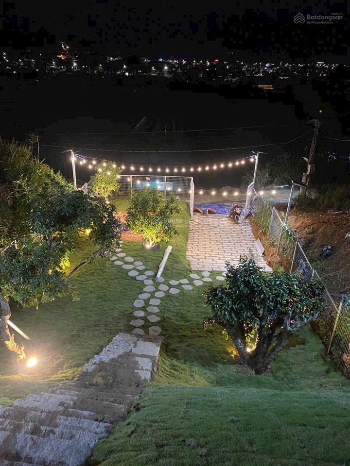 Chỉ 4,6 tỷ sở hữu nhà sân vườn 500m², view trọn núi langbiang, chill chuẩn đà lạt
