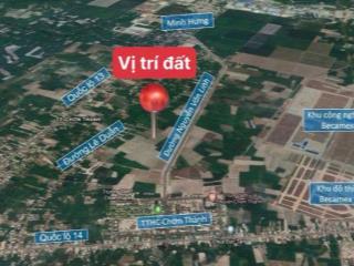 Bán đất tại Trung Lợi trung tâm phường Chơn Thành tp Đồng Nai, 650 triệu, 180m2, giá tốt