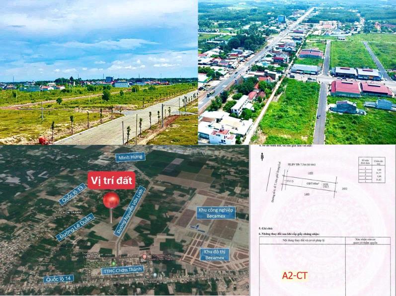 Bán đất tại Lê Duẩn, Hưng Long, Chơn Thành, 550 triệu, 150m2 với view đẹp