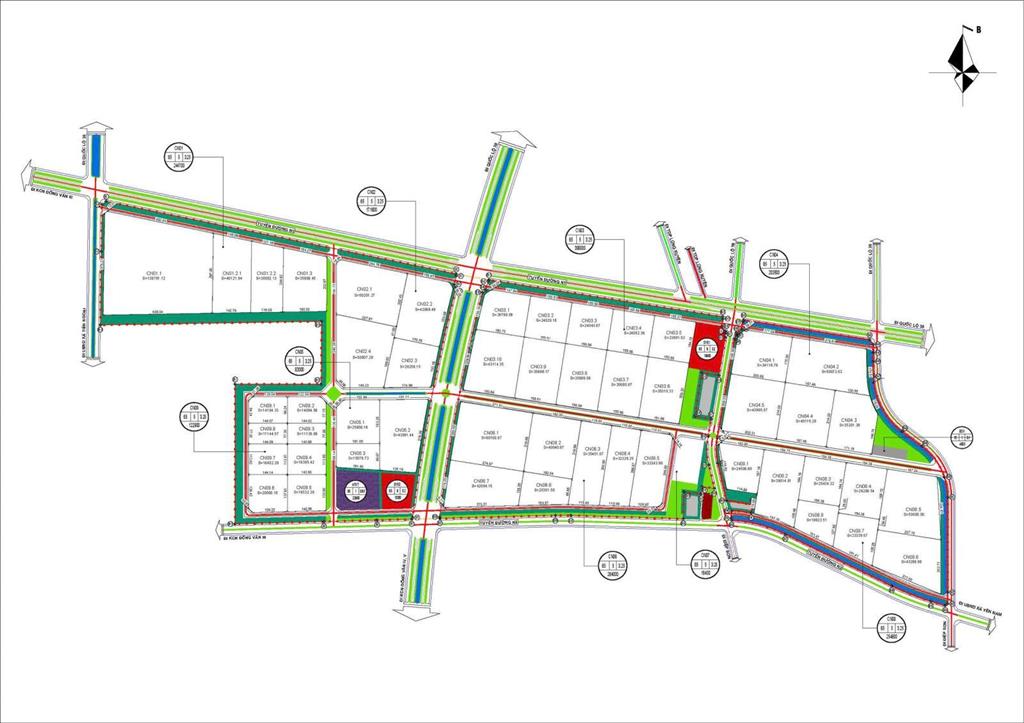 Cdt bán đất kcn taseco đồng văn 3. dt linh hoạt từ 1ha, giáp trục ct cầu giẽ  ninh bình
