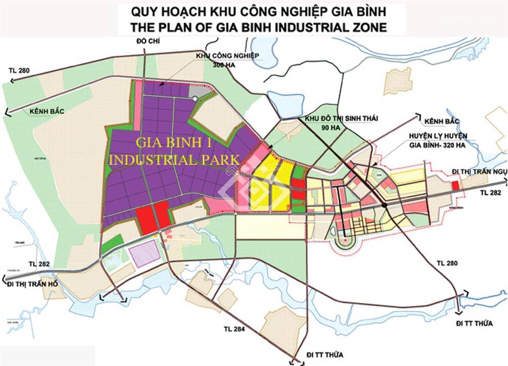 Cdt kcn gia bình i, bắc ninh dt 1ha| kết nối vđ4, ct hà nội  bắc giang